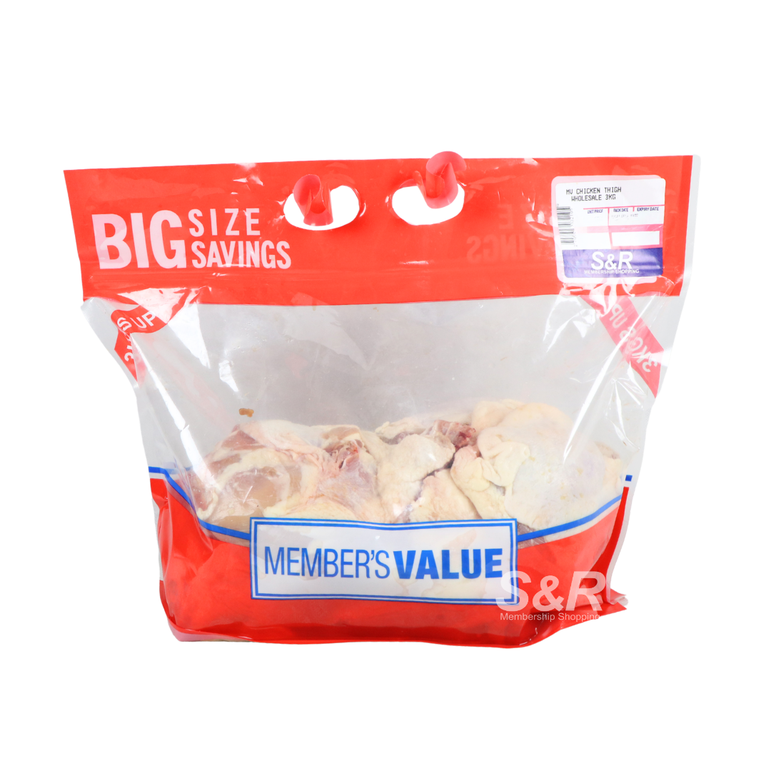 Member's Value Chicken Thigh Wholesale approx 3kg